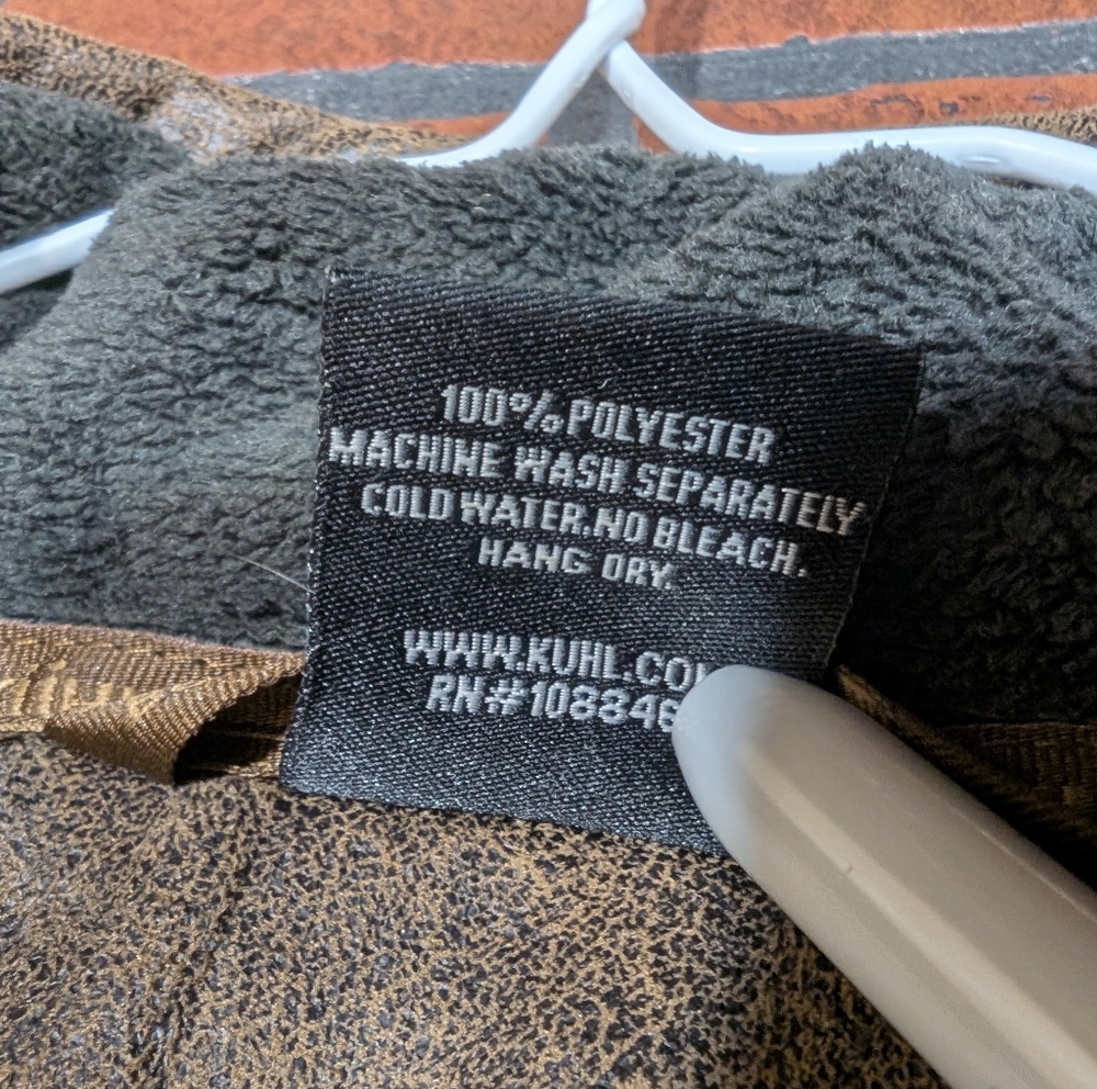 Kuhl Advokat Women's M Black Full-Zip Fleece‎ with Vegan Leather Accents - Picture 8 of 13